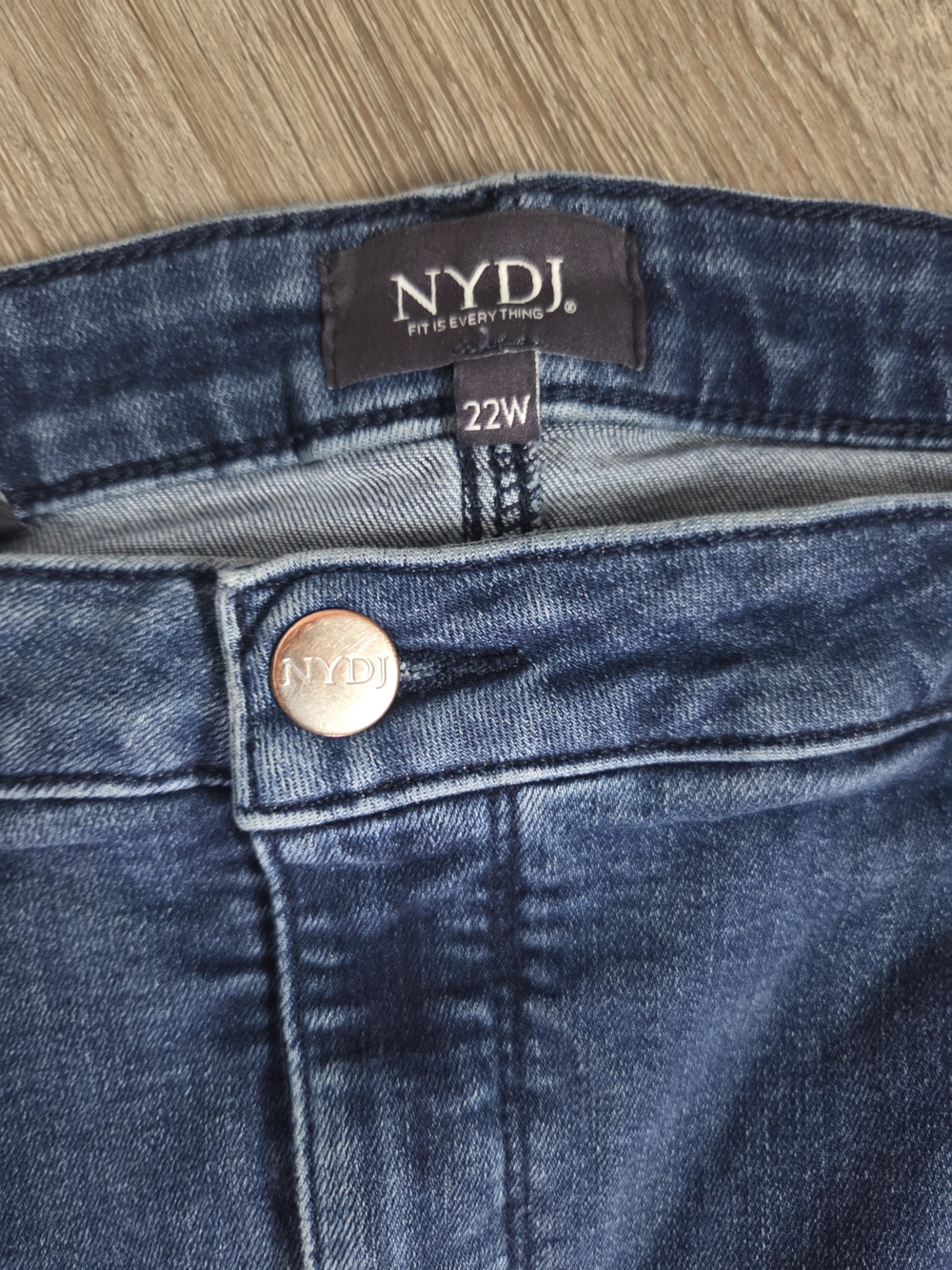 NYDJ Barbara Bootcut Lift Tuck Jeans Women's 22W Medium Wash Stretch Denim - Picture 4 of 9